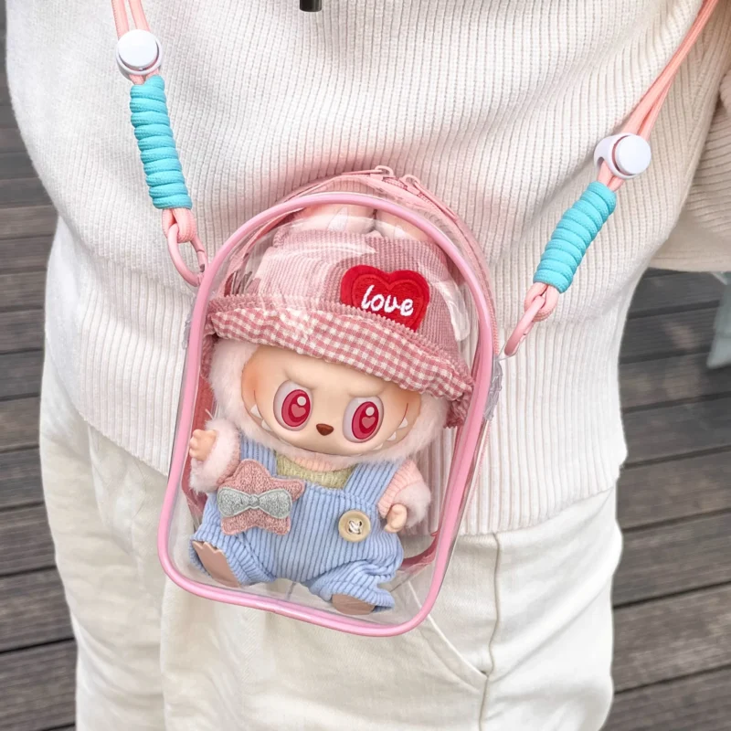 Labubu étui de protection 15/17 cm sac de rangementk, sac de marche – Image 2